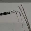 35.4" 55" 59" Stainless Steel Throttle Cable Wire Kit Idle Cable Compatible with Harley Dyna Softail XL 883 1200 Fat Boy Heritage Road King Motorcycle Throttle Clutch Cable Wire (59")