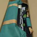 American Mahjong Game Set, 166 Green Tiles, 4 All-in-One Color Rack/Pushers, Complete Mahjong Tile Set, Green Carrying Bag
