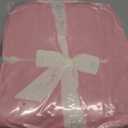 Cozy Bliss Faux Fur Throw Blanket for Couch, Cozy Warm Plush Striped Blanket for Sofa Bedroom Living Room, 50 * 60 Inches Pink