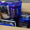 Tena Men Overnight Extra Coverage Incontinence Underwear, Adult Diapers, Small/Medium (Waist Sizes 34in-50in), 56 Count (4 Packs of 14)