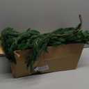 Hananona 2 Pcs 9 Ft Artificial Norfolk Pine Garlands, Real Touch Winter Pine Garland, Green Artificial Greenery Garland for Table, Mantle, Wall, Indoor, Outdoor Christmas Decorations (2, 9 Ft)