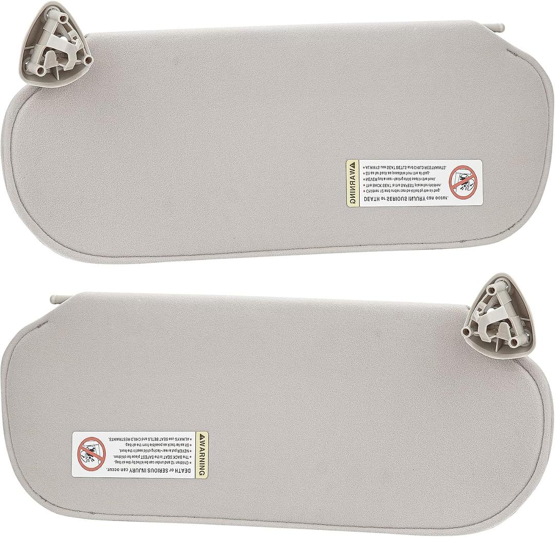 Sun Visor Replacement Compatible with 1999-2014 Chevrolet Express GMC Savana 1500, 1999-2019 Chevrolet Express 2500 3500 GMC Savana 2500 3500 4500 Replace 84054688 84054695