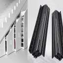 YJINGRUI Undermount Heavy Duty Drawer Slides, 32 Inch Bottom Mounted Full Extension Hidden Drawer Slides, 260lb Ball Bearing Metal Rails Track for Stairs, Wine Cabinets, Closets and Wardrobe