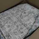 9x12 Washable Boho Area Rug, Beige Green Farmhouse for Living Room