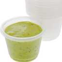 AmerCare Poly Translucent Portion Cup, 1 Ounce, Case of 2500