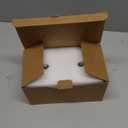 rejomiik 2 Pack Qtip Holder Thick Glass Apothecary Jars with Lid for Bathroom Accessories Vanity Organizers and Makeup Storage for Cotton Ball, Swabs, Makeup Sponges, Candy, Jewelry, Clear (White)