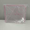 Quilting Ruler- 12.5 * 12.5" Slotted Rulers for Quilting and Sewing Quilt Strip Rulers for Fabric Precise Cutting (Pink)