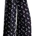 Arolina Women's Stretchy Wide Leg Palazzo Lounge Pants Casual Comfy High Waist Palazzo Pants (XX-Large, Moon)