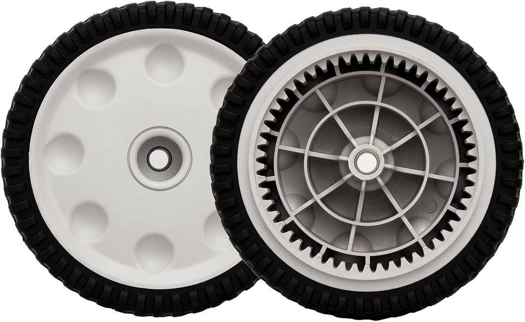 Set of 2 Front Drive Wheels Fit for Troy Bilt Lawn Mowers - Replaces 734-04018C 734-04018A 734-04018B, Drive Wheels for MTD Snapper Troy Bilt Tuff-Cut 210 TB210 TB230 TB240 Self Propelled Mower