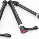 Bicycle Hub Thru Axle Adapter for BOOST Forks Quick Release Thru Axle With Handle Bike Bicycle Front Fork Spindle Lock For MTB Or Road Bicycles(15x100mm)