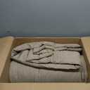 CozyLux King Size Comforter Set - 3 Pieces Khaki Soft Luxury Cationic Dyeing Bedding Comforter for All Season, Breathable Lightweight Fluffy Bed Sets with 1 Comforter and 2 Pillow Shams