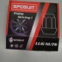 Sposuit M12x1.5 Lug Nuts - Replacement for 2008-2024 Dodge Journey, 1994-2014 Avenger, 1987-2020 Grand Caravan, 1991-2007 Caravan - Closed End Chrome Lug Nut (20 Pcs)