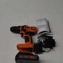 BLACK+DECKER 20V MAX Cordless Drill and Driver, 3/8 Inch, With LED Work Light, Battery and Charger Included (LDX120C)