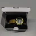 Women's Step Counter Pedometer Watch with Stainless Steel Bracelet, Stylish Design, No App, No Charging Needed for Step, Calorie, Distance, Alarm, Countdown TimerTU-2401 (Gold)