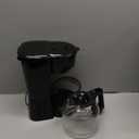 BLACK+DECKER 12-Cup Coffee Maker with Easy On/Off Switch, Easy Pour, Non-Drip Carafe with Removable Filter Basket, Vortex Technology, Black