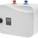 Under Sink Instant Water Heater 2.5 Gallon Water Heater Mini Tank Water Heater 110V, 120V Digital Display RV Small Hot Water Heater,1/2 "NPT Wall or Floor Mounted