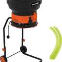 GRASSTIGON Electric Leaf Mulcher Shredder, 15 Amp, 8400 RPM, 17:1 Ratio