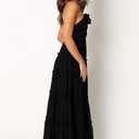 Petal & Pup Women's Dottie Halterneck Maxi Dress (Black, M)