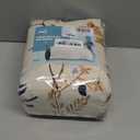 JSD Boho Floral Printed Sheet Set King Size, 4 Piece, Soft Botanical Pattern Microfiber Sheets Extra Deep Pocket (Leaf 1)