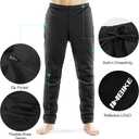 INBIKE Cycling Pants for Men Mountain Bike MTB Bicycle Running Windbreaker with Thermal Fleece Lined Winter