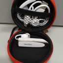 New Bee Bluetooth Earpiece V5.0 Wireless Handsfree Headset with Microphone 24 Hrs Driving Headset 60 Days Standby Time for iPhone Android Samsung Laptop Trucker Driver (White)