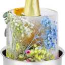 Ice Mold,Ice Bucket Mold, Ice Mold Wine Bottle Chiller,DIY Ice Bucket Mold for Wine Champagne and Cocktails,Ideal Gift for Special Parties Weddings Mother's Day Thanksgiving and Christmas (1 pack)