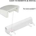6 Packs Toilet Seat Hinge Cover Caps Compatible with Kohler 7315/7316 Toilet Seat Replacement Parts