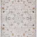 SAFAVIEH Vintage Rosewood Collection Area Rug - 6' x 8'7", Ivory & Grey Rust, Non-Shedding & Easy Cleaning, Ideal for Living Room, Bedroom, Dining Space (VTR510A)