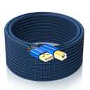 30ft USB 2.0 Printer Cable - High Speed Type A to Type B, Compatible with HP, Canon, Dell, Epson, Xerox and More, 2 Pack (Blue)