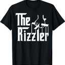 The Rizzler Black Classic Modern Crew Neck T-Shirt (Small)