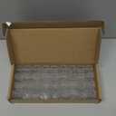 36pcs Square Chair Leg Floor Protectors, Felt Furniture Pads for Hardwood Floors, Silicone Chair Leg Covers to Protect Wood Tile Floors, Floor Protectors for Chairs, Not Fall Off, Clear, X-Small (Square XS(0.67''-0.87''))