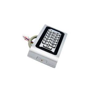 Standalone IP68 Waterproof RFID Access Control Keypad Metal Card Reader + 10pcs 125KHz Proximity Keychains WG26 2000 Users for Home/Office