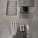 GADFISH Spare Tire Carrier,Spare Tire Mount Boat Trailer Carrier Bracket,Heavy Duty Lock Holder,Fits 4 & 5 & 6 Lugs Trailer Wheels on 4", 4.5'', 4.75'', 5'' and 5.5'' Bolt Patterns,Holds up to 150 Lbs