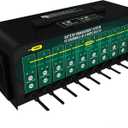Battery Tender 10 Bank Multibank Charger - 40 AMP (4 AMPs Per Bank) - Selectable 12V / 6V - Smart and Switchable 12V Multi Battery Charger and Maintainer - 021-0134-DL-WH