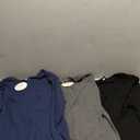 Baggyfly 3 Pack Men's Waffle Shirts Long Sleeve V Neck Raglan Sleeve Knit Tops Casual Thermal Undershirts with Pocket Regular, L