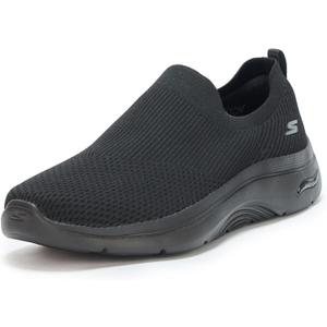 Skechers Women's Go Walk Arch Fit 2.0-Paityn Sneaker (7, Black)