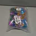 Niceup 60pcs Heart Gems Fake Diamond Diving Pool Toys 1.57in Small Crystal Acrylic 3D Heart Shape Gemstones for Priness Mermaid Treasure Hunt Wedding Party Favors