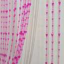 Beaded Curtain Doorways Acrylic Hanging Door Beads String Curtains Tassel Room Divider Screen Decor for Doorway Window Living Room Wedding (042 Rose red, 39 inch x 78.7 inch)