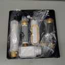 Hair Dryer Brush 5 in 1, Negative Ion Blow Dryer Brush Set - 110,000 RPM High- Speed Hot Air Brush Air Styler Curling Wrap Air Curler, Curling Iron Hair Styling Tool for Straight Curl Drying Smoothing (White)