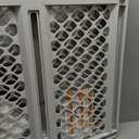 MYPET Universal Pet Gate: 26 - 42 Wide Dog Gate for Doorways with Pressure Fit or Swinging Door Hardware Mounting Types Included: 26" Tall; Gray
