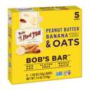 Bob's Red Mill 5pk PB Banana & Oats Bar, 5 bars (Pack of 1) - Non GMO, Gluten Free, Kosher (EXP 12/14/25)