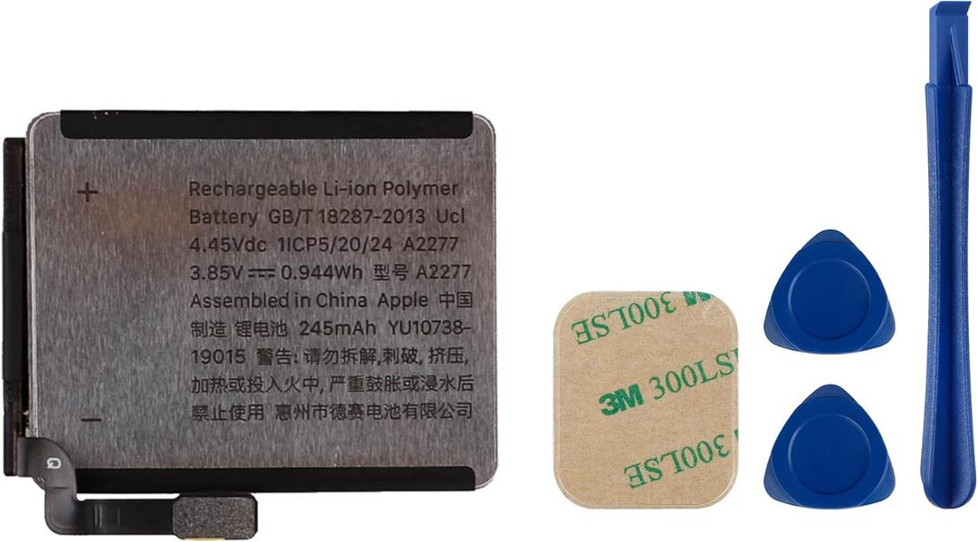 New Rechargeable Battery A2277 Compatible with Apple Watch Series 5 40mm /SE 40mm A2277/A2156/A2094/A2092 Battery with Tools-(Not for Series 5 44mm)