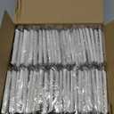 CML Decorator Wall Plates, 50 Pack Electrical Outlet Receptacle Covers, 1-Gang Switch Plates, Standard Size 2.76 x 4.5, Impact Resistant, UL Listed, White, Contractor 50 Pack