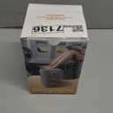 JefDiee Inflatable Foot Rest Pillow, Kids Airplane Bed, Adjustable 3 Layers Height Leg Rest Pillow, Airplane Travel Essentials Great for Office, Home, Trains, Cars (Grey)