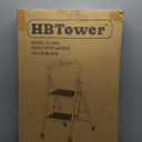 HBTower 2 Step Ladder, Step Stool for Adults,2 Step Ladder Folding Step Stool with Wide Pedal Ergonomic Design