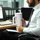 YOUKE OLA 7Pack Sublimation Tumblers 40oz with Handle and Straw Lid Blanks Stainless Steel Insulated Large Tumbler Bulk Coffee Travel Cups for Tumbler Heat Press Sublimation Oven Printing, White