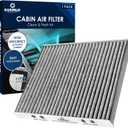 KURIMUP Cabin Air Filter,Replacement for CF11643,Premium Cabin filter with Activated Carbon, Fit for A3/Q3/S3/TT Quattro and Atlas/GTI/Golf/Jetta/Tiguan(1 pack)