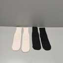 YZKKE Women Winter Solid Socks Thick Warm Wool Socks Cozy Crew Socks for Womens Christmas Gift