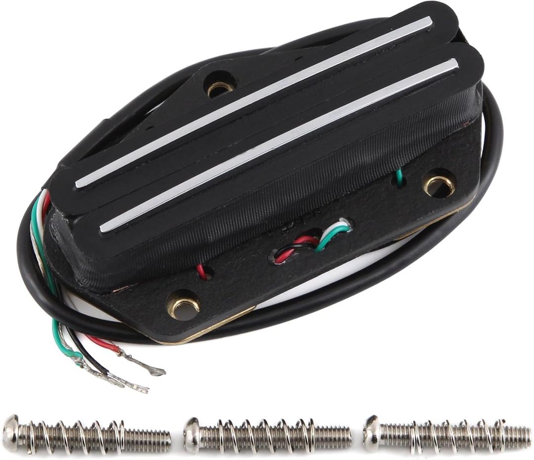 FLEOR Alnico 5 TL Pickup Hot Dual Rail Humbucker Bridge Pickup 12-13K