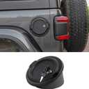 For Jeep JL Locking Gas Cap Cover Fuel Door for 2018 2019 2020 2021 2022 2023 2024 Jeep Wrangler JL & Unlimited Sport Rubicon Sahara 2-Door 4-Door